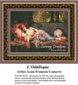 Fine Art Cross Stitch Patterns | L'Odalisque