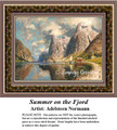 Fine Art Cross Stitch Pattern | Summer on the Fjord