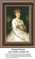 Fine Art Cross Stitch Pattern | Young Woman