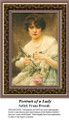 Fine Art Cross Stitch Patterns | Portrait of a Lady