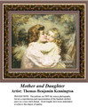 Fine Art Cross Stitch Pattern | Mother and Daughter