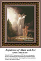 Fine Art Cross Stitch Pattern | Expulsion of Adam and Eve