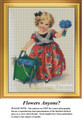 Vintage Cross Stitch Pattern | Flowers Anyone?