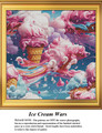 Fantasy Cross Stitch Pattern | Ice Cream Wars