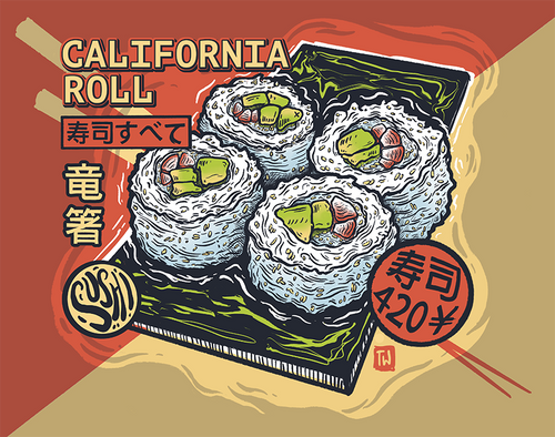 Sushi Print