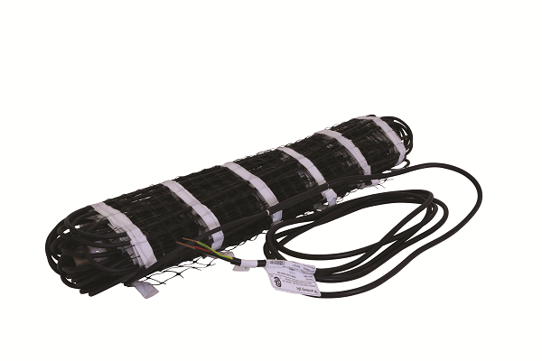 Warmup driveway snow melting mats keep driveways & walkways snow-free and ice-protected.
The electric mats roll out quickly under new installations of concrete, asphalt or pavers to prevent the accumulation of ice and snow and are hard-wired to a moisture and temperature sensing control for automated activation. Heating stairs, walkways and driveways is made simple and safe with Warmup.

Mats are the best choice for straight runs, walkways and tire-tracks since the wire is pre-spaced and attached to a mesh in 2 Ft and 3 Ft widths for fastest installation. Secure the mats in place, run the 16 Ft power leads to the junction box(es), and connect to the controller/power. At 50 Watts per Sq Ft, you need 0.20 amps per Sq Ft; each 200 Sq Ft is a load of 40 Amps requiring a 50 A breaker at 240V.

If you have limited power available or a budget restriction, you have options; heat a path down the middle of a walkway or tire tracks on a driveway to economize. We are always available to help design the ideal system for you.

We have solutions for residential & commercial projects of all sizes and types in voltages 240 & 480, plus 208 & 277 V are supported by using 240V mats and de-rating or up-rating. i.e. a 240v mat (50 W/SF) operated at 208V provides 38 W/SF which is enough power in most climates. There are also 3-phase wiring possibilities.

The ideal Warmup electric heated driveway system is designed operate automatically. As it monitors moisture, temperature, and precipitation, the controller will turn the system on to heat the surface just above freezing. We offer simple sensor-controllers for small systems as well as the Warmup Wi-Fi WSM-252W which is activated by the weather forecast to preheat the slab before the snowfall.