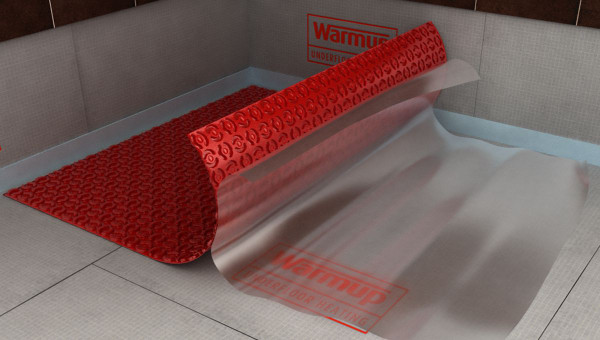 Warmup Peel-and-Stick Membrane 7 Sq Ft Sheet 2'3" x 3'3" Box of 10 Sheets