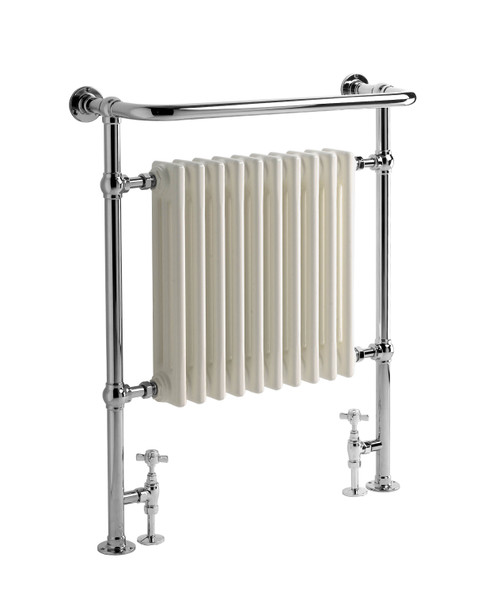 AM12 965Hx673W hot water radiator/towel rail chrome