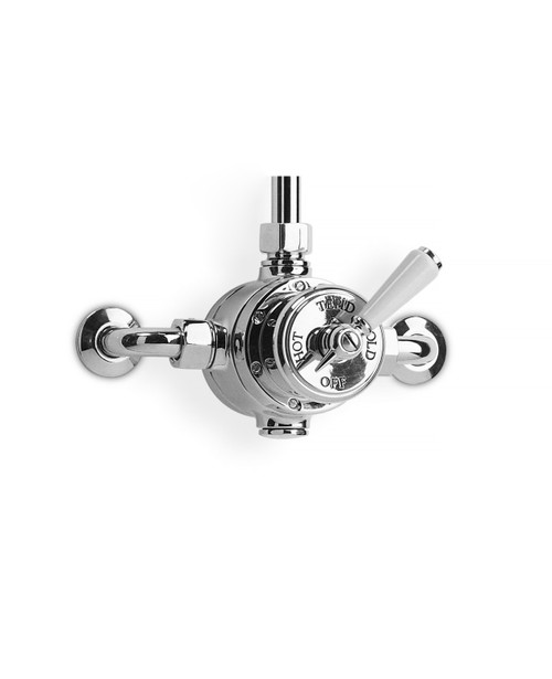 Tradition exposed thermostatic shower valve - finish options