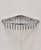 BD small corner soap basket chrome
