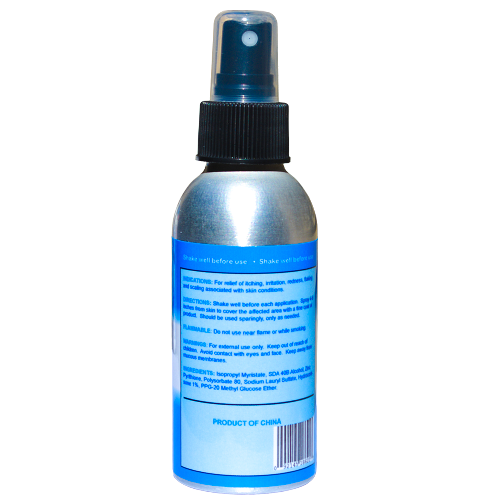 PSOR VAL Fast Acting Zinc Pyrithione Skin Disorder Relief Spray  (3.72 fl oz/110ml) Ingredients & Directions For Use