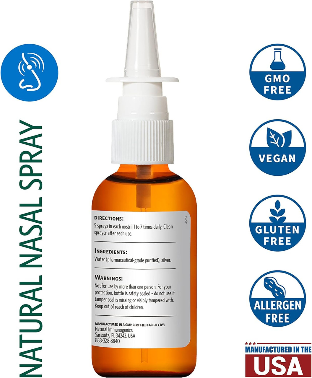 Natural Immunogenics Sovereign Silver Nasal Spray