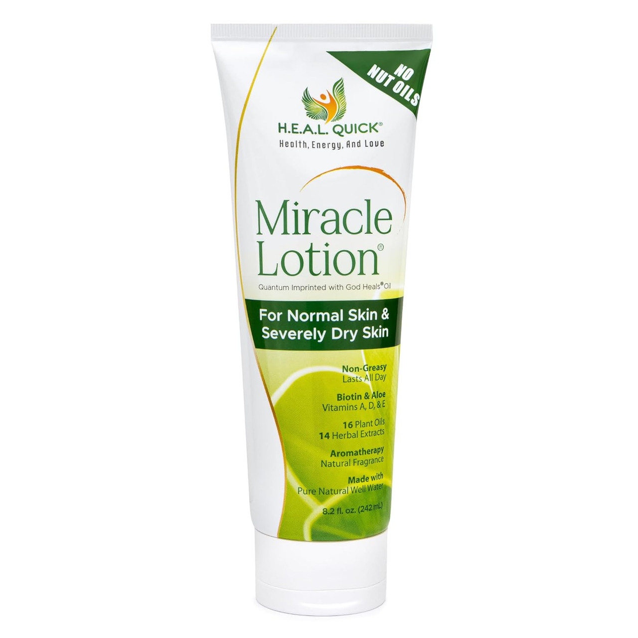H.E.A.L. QUICK® Miracle Lotion® with God Heals® Oil works wonders on normal, dry, cracking, rough, itchy or problem skin. Pure luxurious emollients soften and soothe skin, leaving your skin glowing. Most feel the conditioning and moisturizing effects all day, even after washing.