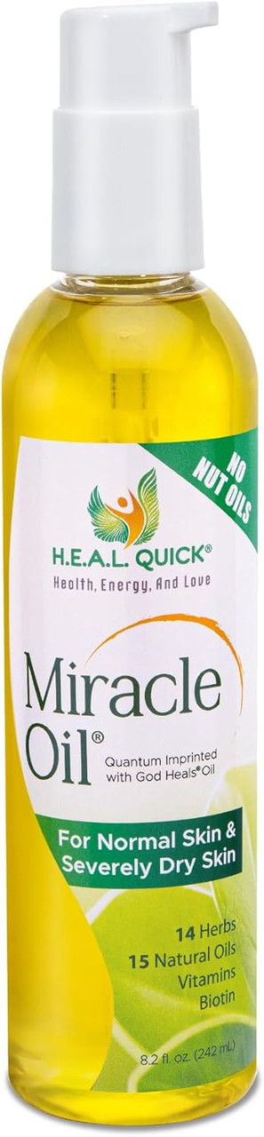 Century Systems Miracle Oil with God Heals Oils is loaded with 15 natural rich oils, nutrients, 14 herbs and Biotin that penetrates deeply & soothes beyond the skin’s first layer. Use as a hair, body, massage, or cuticle oil-rub Century Systems Miracle Oil with God Heals Oils is loaded with 15 natural rich oils, nutrients, 14 herbs and Biotin that penetrates deeply & soothes beyond the skin’s first layer. Use as a hair, body, massage, or cuticle oil-rub