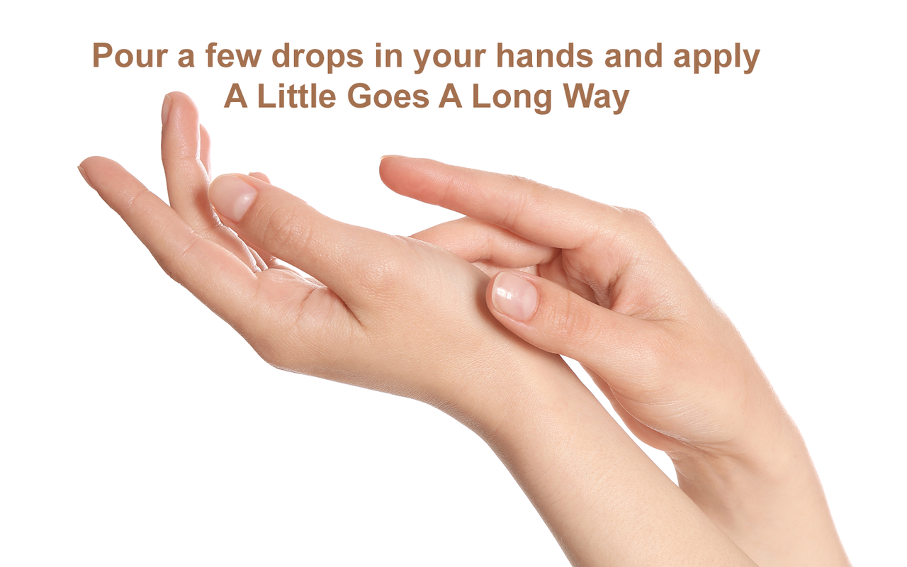 Miracle Oil leaves a rich, elegant feel and excels at lubricating and moisturizing your dry skin