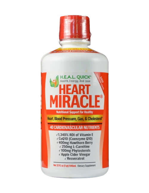 Heart Miracle 40 Heart Healthy Cardiovascular Nutrients 32 fl oz