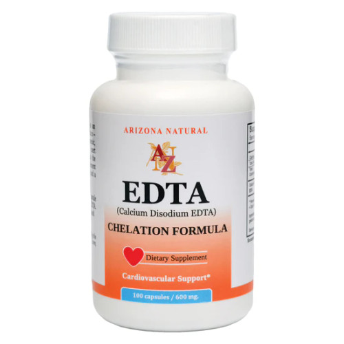 Arizona Natural EDTA (Calcium disodium) Cardiovascular Support 100 Capsules