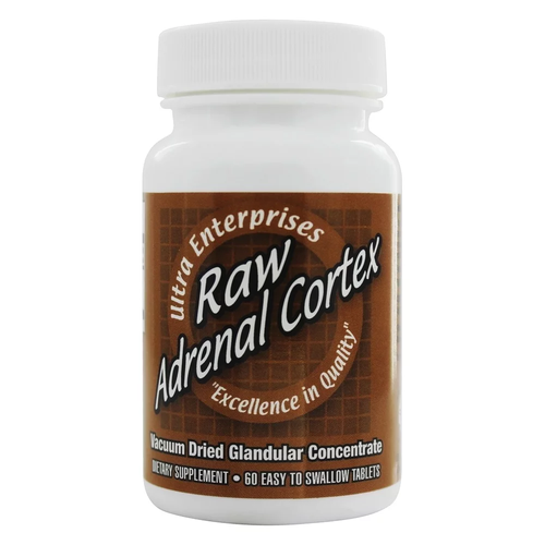 Raw Adrenal Cortex Glandular Tissue Concentrate Provides Focused Support for Healthy Adrenal Gland Function