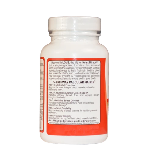 Heart Miracle Blood Pressure Supplement Supports Vascular System Through 5 Critical Biological Pathways