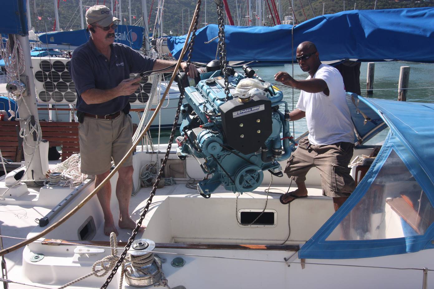 Ganesh Repowers with Perkins Sabre M92B & ZF45-1