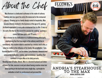 09.28 Cooking To the MAX- with Max Kenison of Andria's Steakhouse