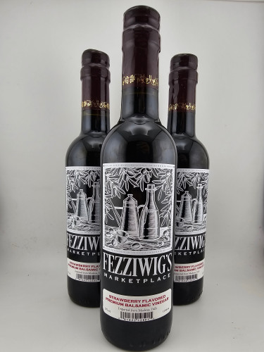 Fezziwig's Balsamic Vinegar- Strawberry 375ml Fezziwig's Balsamic Vinegar- Strawberry 375ml