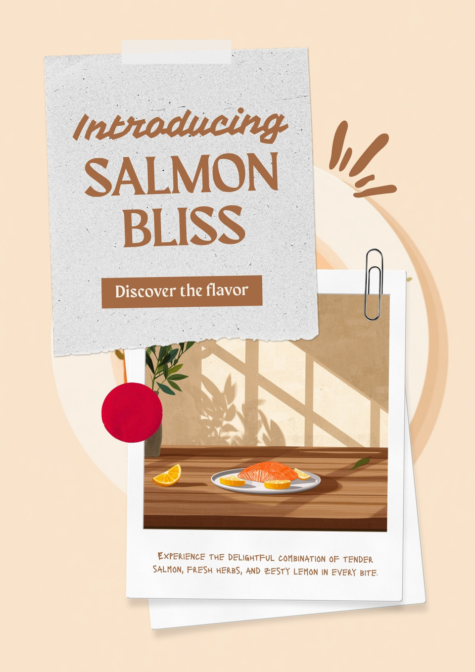 Meyer Lemon Olive Oil Roasted Salmon (sample photo)
