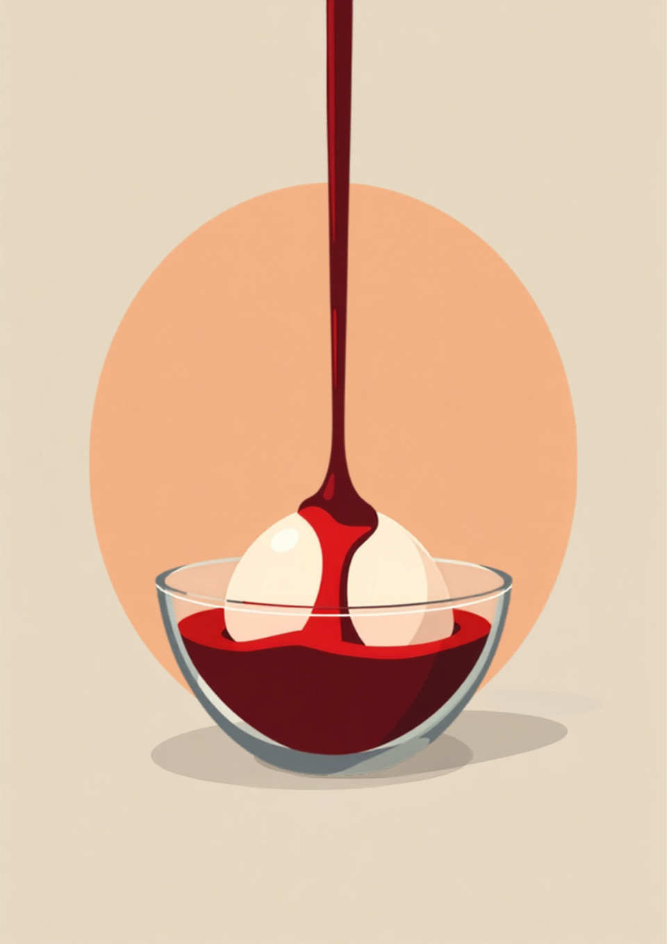 Strawberry Balsamic Reduction for Ice Cream and Desserts (sample photo)