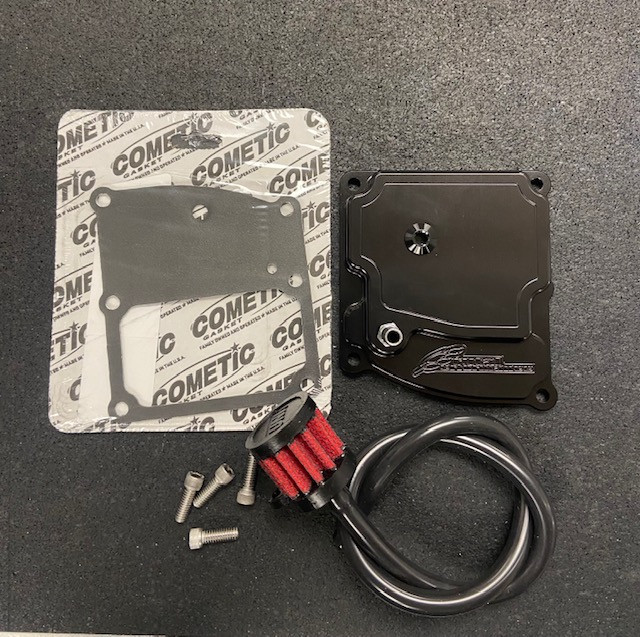 Transmission cover with vent M8 (Touring)