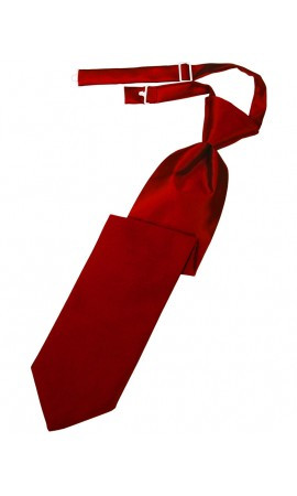 Boys Pre-Tied Tie in Red - VDMA