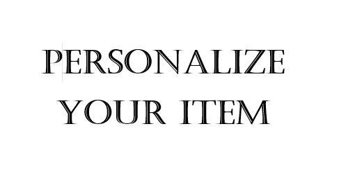 Item Personalization