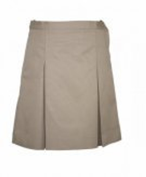 Skirt  Box Pleat - Khaki or Navy