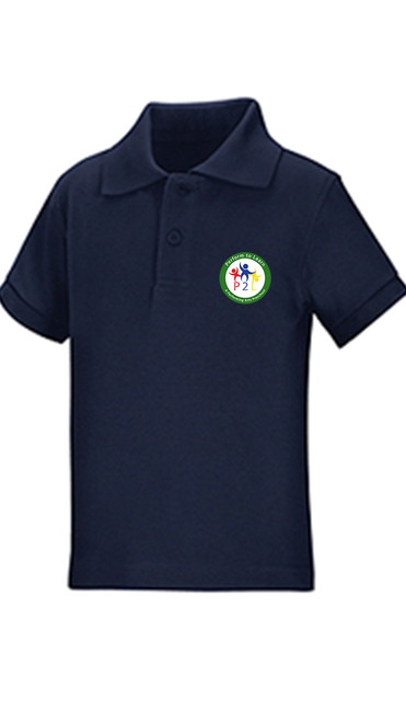 Toddler Short Sleeve Pique Polo w/logo- PTL