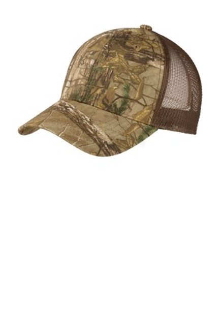 C930 - Port Authority® Structured Camouflage Mesh Back Cap - Trinity