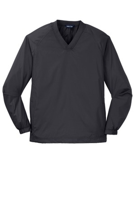 YST72 - Sport-Tek® Youth V-Neck Raglan Wind Shirt - Trinity