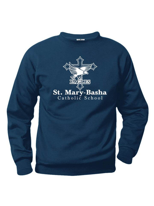 Spirit Crew-Neck Sweatshirt w/SMB 7th & 8th Grade Heat Press logo