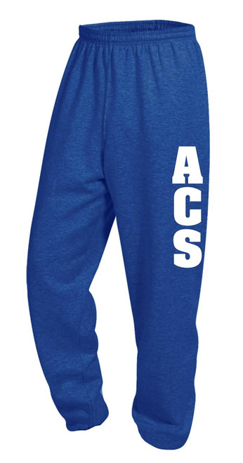 PE Sweatpant Royal w/logo - ACS