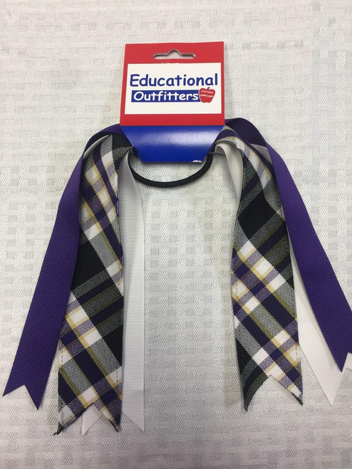 Ribbon Streamer Plaid 2M