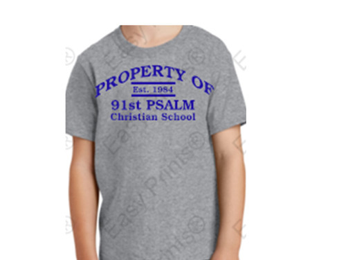 Gym Shirt w/91st Psalm Logo