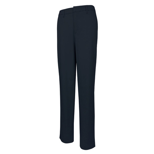 Female Twill Flat Front Pants - Navy