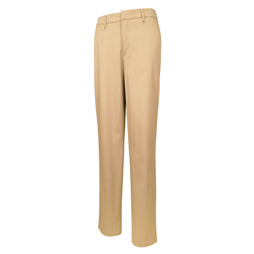Female Twill Flat Front Pants -K