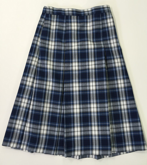 Girls Skirt - Center Box Pleat w/5" added