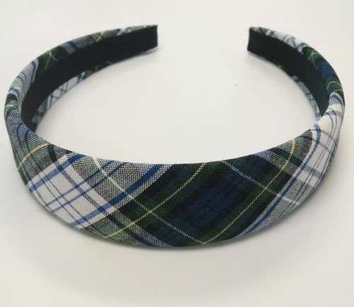 Padded Headband in Plaid 80