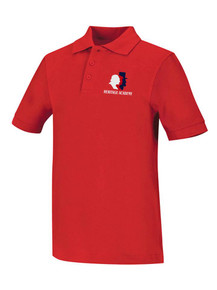 Classroom Interlock Unisex Short Sleeve Polo w/HA Logo