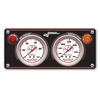 Longacre 2 Gauge OP-WT Aluminium Panel w. Sportsman™ Gauges - Oil Press, Water Temp (52-46912)