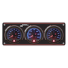 Longacre 3 Gauge Aluminum Panel with AccuTech™ SMi™ Gauges - OP,WT,FP (100psi) (52-44465)