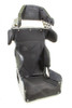 Seat and Cover, 70 Series Oval, 14 in Wide, 20 Degree Layback, Black Tweed Cover Included, Aluminum, Natural, Kit.