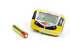 Radio Receiver, Fusion Plus, LCD Screen, Plastic, Yellow.