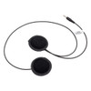 Headphones, Helmet, 33 in Cord, 3.5 mm Input Jack, Velcro Attachment, Foam Ear Pads.
