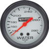 Water Temperature Gauge, 140-280 Degree F, Mechanical, Analog, 2-5/8 in Diameter, Silver Face.
